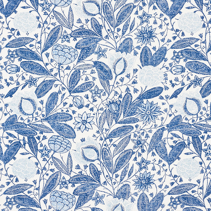 Gloria Delft 176842 by Schumacher Designer Fabric Vogue-Living 90% Linen, 10% Nylon - Horizontal: 18 and Vertical: 16 54 - Swanky Fabrics -