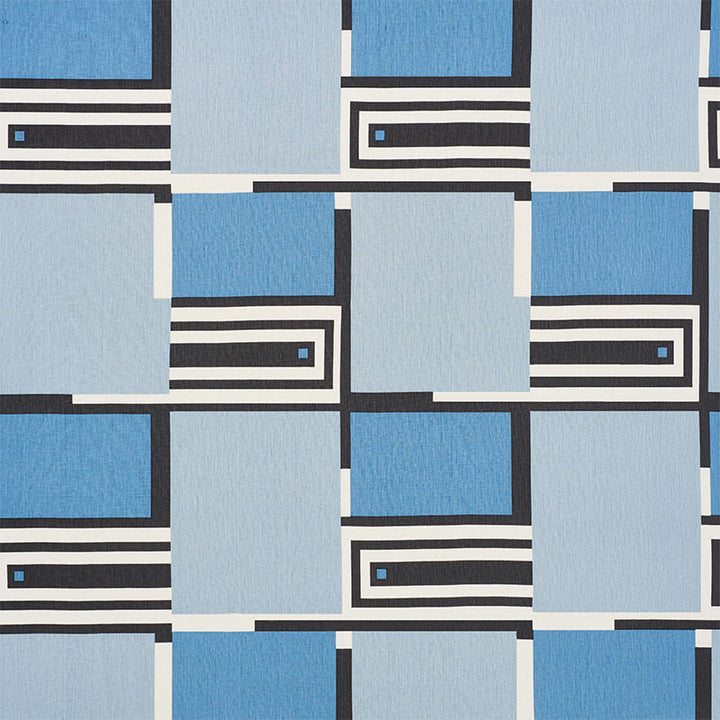 Design 101 Blues 176862 by Schumacher Designer Fabric APPLIED ARCHITECTURE LINEN 100% BELGIUM WYZENBEEK 15,000 </p><p>Repeat: Horizontal: 24 1/4" (62CM) and Vertical: 30" (76CM) 53.5 - Swanky Fabrics -