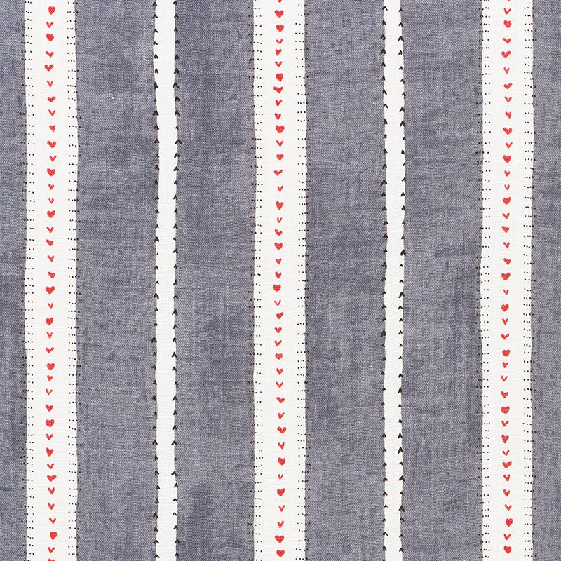 Amour Charcoal 176942 by Schumacher Designer Fabric French-Revolution 100% Linen Martindale 13,000 Horizontal: 8.875 and Vertical: 10.25 53.75 - Swanky Fabrics -