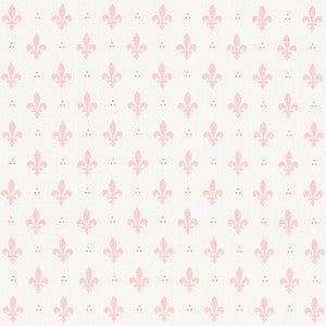 Fleur De Lis Blush 176963 by Schumacher Designer Fabric