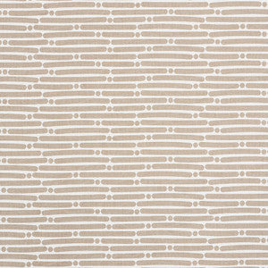 Dot Dash Sand 177103 by Schumacher Designer Fabric