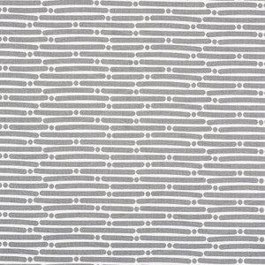 Dot Dash Grey 177104 by Schumacher Designer Fabric