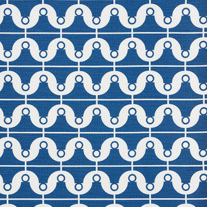 London Bridge Blue 177130 by Schumacher Designer Fabric