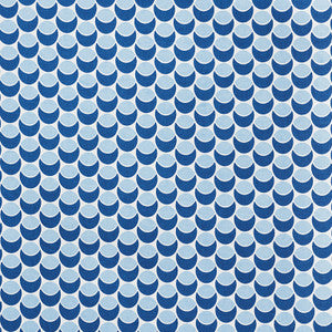 Buds Navy & Sky 177150 by Schumacher Designer Fabric
