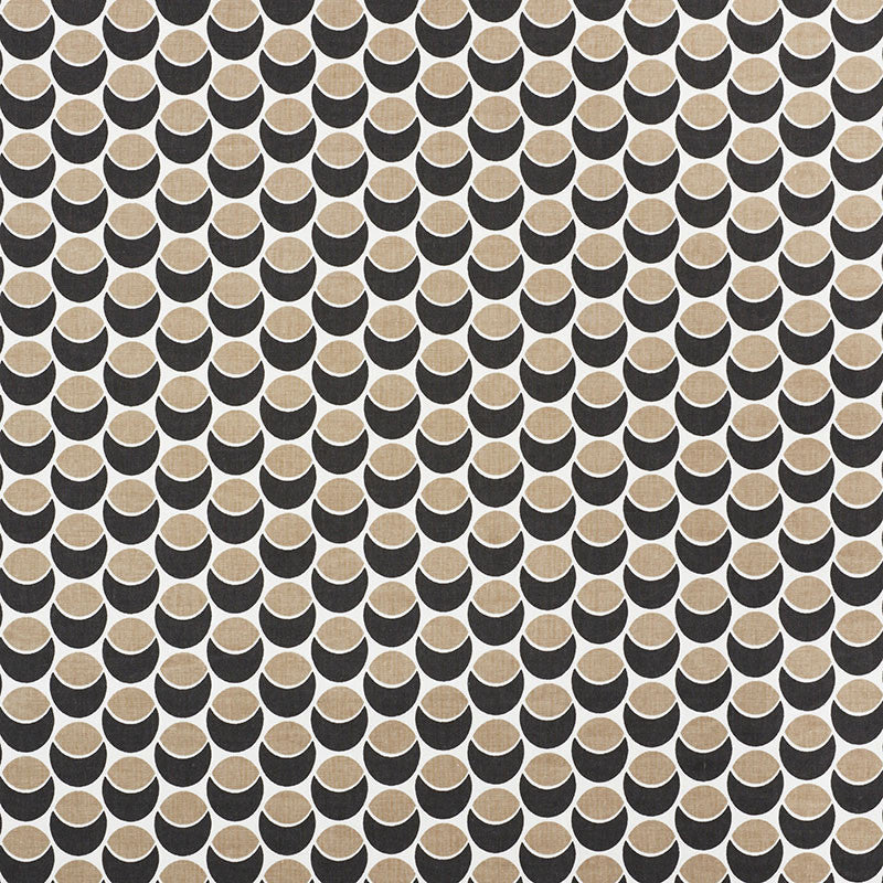 Buds Black & Sand 177151 by Schumacher Designer Fabric PRINTS BY STUDIO BON COTTON 100% TURKEY </p><p>Repeat: Horizontal: 2 1/2" (6CM) and Vertical: 1 1/2" (4CM) 54 - Swanky Fabrics -