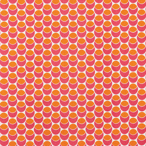 Buds Pink & Orange 177153 by Schumacher Designer Fabric