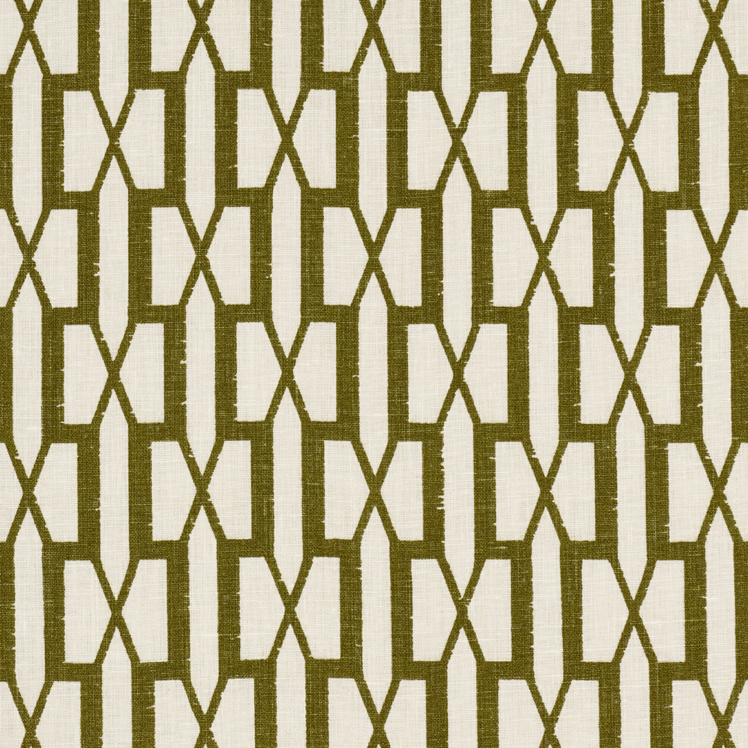 Belvedere Olive 177191 by Schumacher Designer Fabric