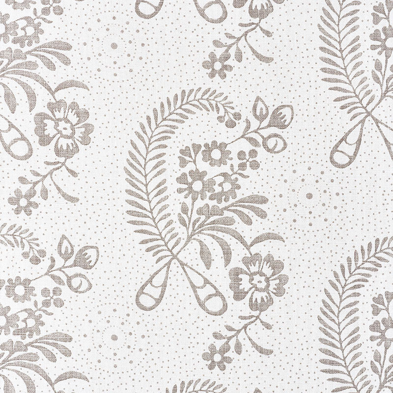Millicent Grisaille 177210 by Schumacher Designer Fabric VOGUE LIVING See Sample THAILAND MEDIUM DUTY </p><p>Repeat: Horizontal: 13 1/4" (34CM) and Vertical: 10 1/8" (26CM) 54" (137CM) - Swanky Fabrics -