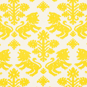 Regalia Yellow 177301 by Schumacher Designer Fabric