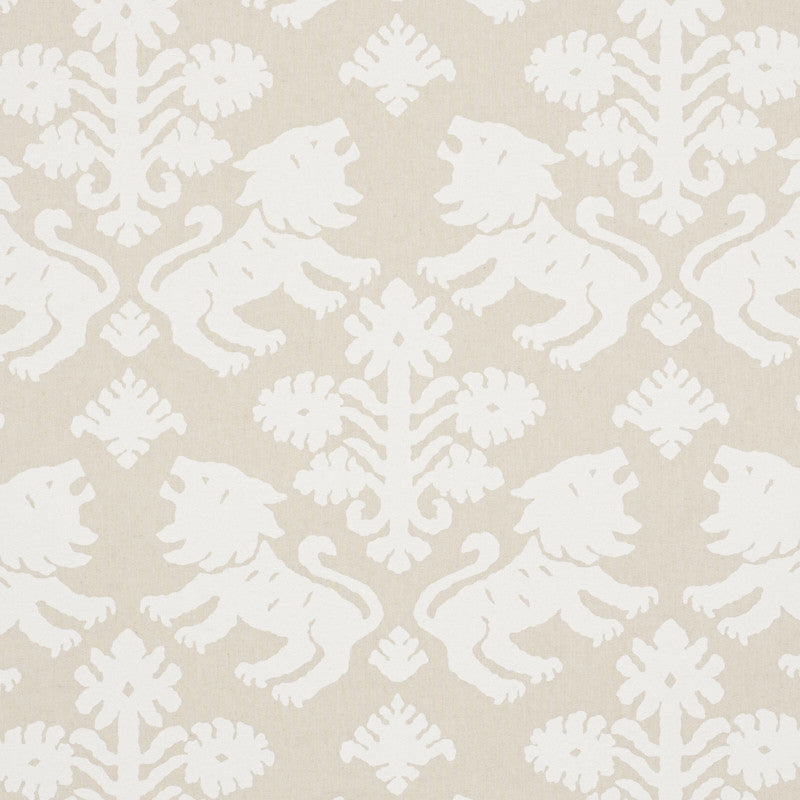 Regalia Natural 177302 by Schumacher Designer Fabric Schumacher-Classics 55% Linen, 45% Cotton Wyzenbeek 15,000 Horizontal: 18 and Vertical: 22.25 53.5 - Swanky Fabrics -