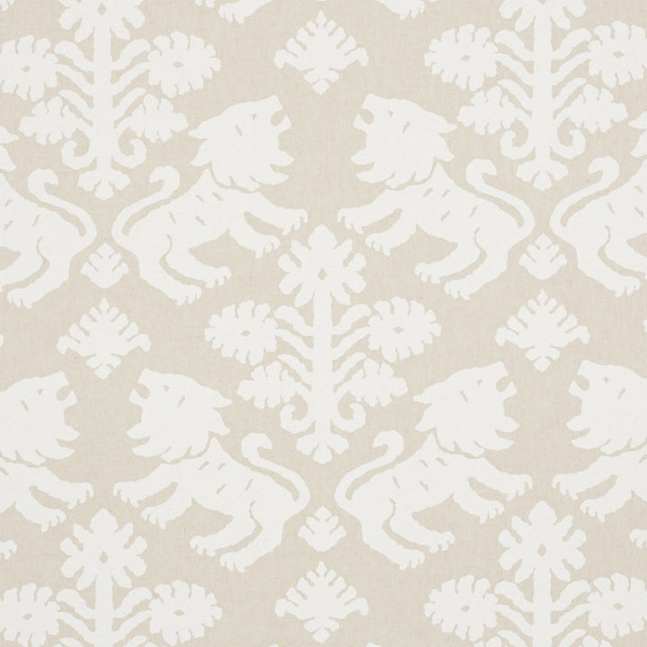 Regalia Natural 177302 by Schumacher Designer Fabric Schumacher-Classics 55% Linen, 45% Cotton Wyzenbeek 15,000 Horizontal: 18 and Vertical: 22.25 53.5 - Swanky Fabrics -