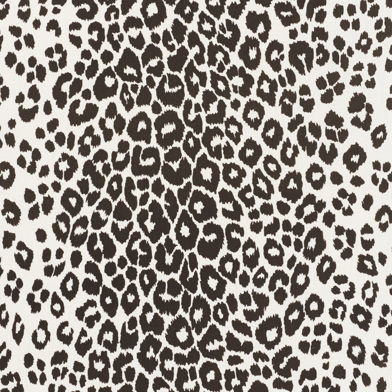 Iconic Leopard Indoor/Outdoor Graphite 177324 by Schumacher Designer Fabric Indooroutdoor-Ii-Prints-Wovens 100% Polyester Martindale 80,000 Horizontal: 27.25 and Vertical: 26.25 54.5 - Swanky Fabrics -