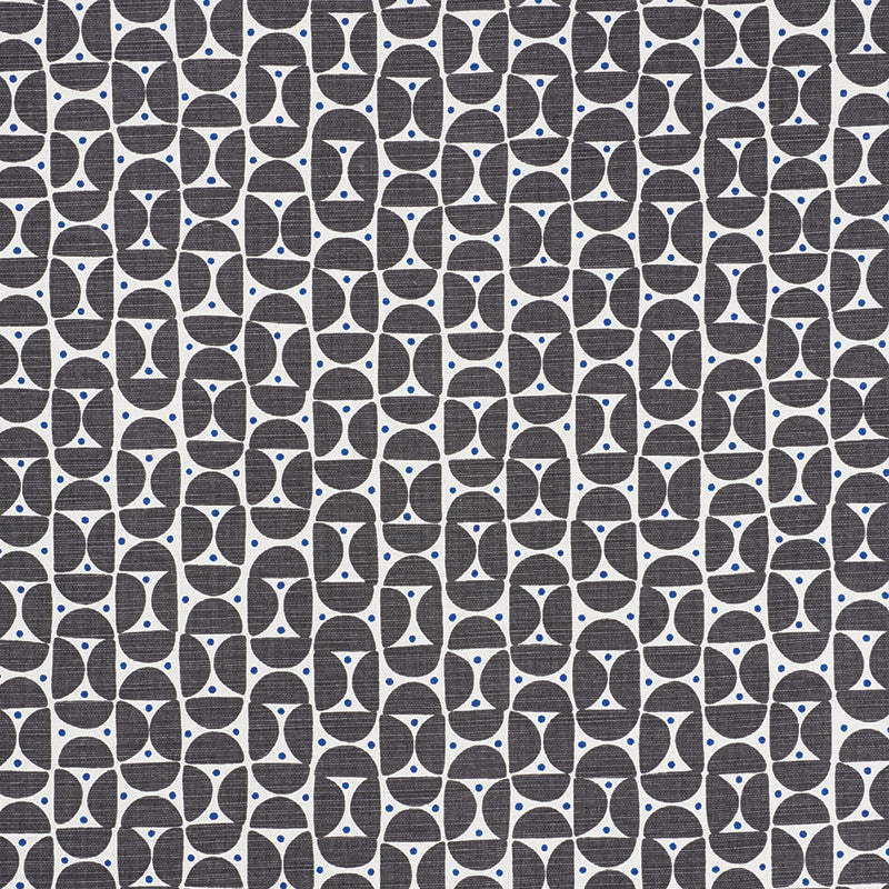 Mezza Luna Black 177360 by Schumacher Designer Fabric Au-Naturel 55% Linen, 45% Cotton Wyzenbeek 15,000 Horizontal: 2.5 and Vertical: 2.5 54 - Swanky Fabrics -