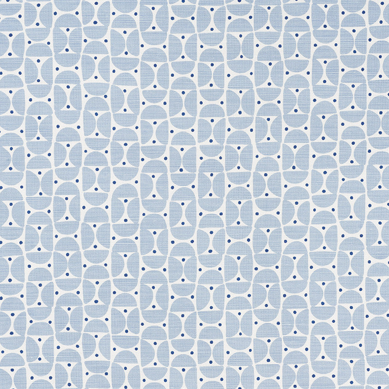 Mezza Luna Sky 177361 by Schumacher Designer Fabric Au-Naturel 55% Linen, 45% Cotton Wyzenbeek 15,000 Horizontal: 2.5 and Vertical: 2.5 54 - Swanky Fabrics -
