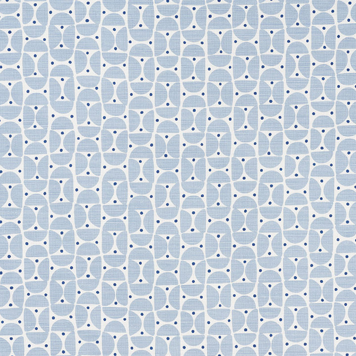 Mezza Luna Sky 177361 by Schumacher Fabric Schumacher Fabric Mezza Luna Sky 177361Fabric LINEN 55% BELGIUM </p><p>Repeat: H: HORZ. 2 1/2" (6CM) , V: VERT. 2 1/2" (6CM) 54 - Fabric Carolina -