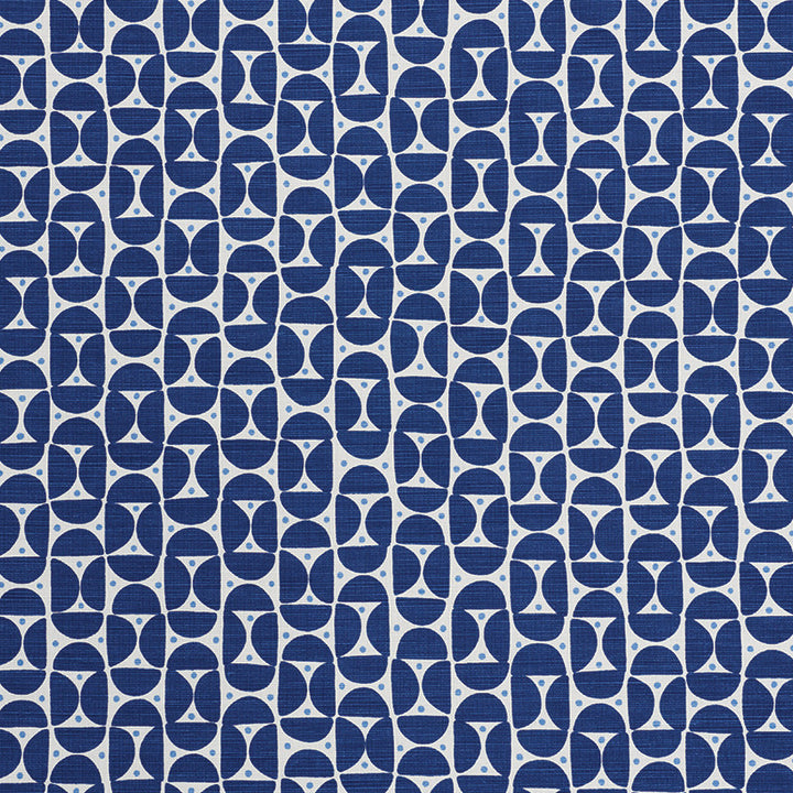 Mezza Luna Blue 177363 by Schumacher Designer Fabric Au-Naturel 55% Linen, 45% Cotton Wyzenbeek 15,000 Horizontal: 2.5 and Vertical: 2.5 54 - Swanky Fabrics -