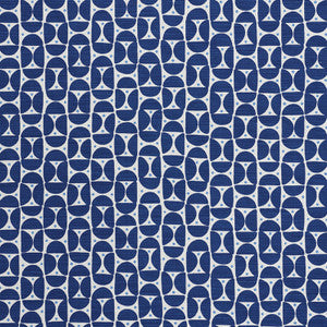 Mezza Luna Blue 177363 by Schumacher Designer Fabric