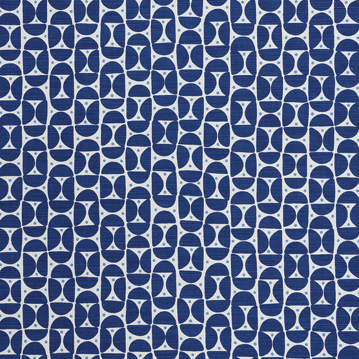 Mezza Luna Blue 177363 by Schumacher Designer Fabric AU NATUREL LINEN 55% COTTON 45% BELGIUM WYZENBEEK 15,000 </p><p>Repeat: Horizontal: 2 1/2" (6CM) and Vertical: 2 1/2" (6CM) 54 - Swanky Fabrics -