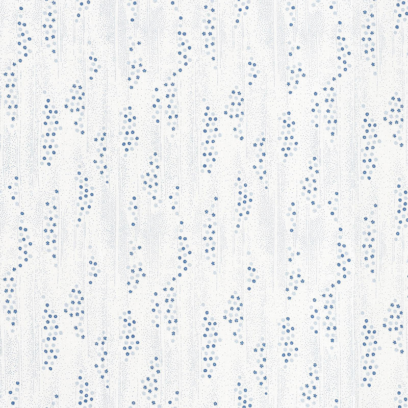 Taki Floral Porcelain 177431 by Schumacher Designer Fabric MINGEI See Sample UNITED STATES OF AMERICA MEDIUM DUTY </p><p>Repeat: Horizontal: 9 1/4" (23CM) and Vertical: 12" (30CM) 54" (137CM) - Swanky Fabrics -