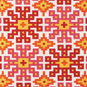 Palmetto Print Tropical 177453 by Schumacher Designer Fabric
