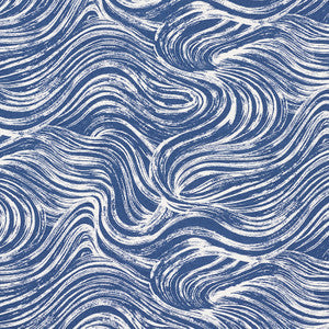 Shio Blue 177490 by Schumacher Designer Fabric