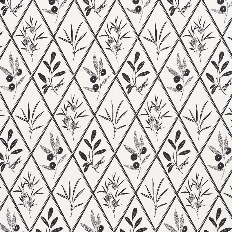 Endimione Carbon 177643 by Schumacher Designer Fabric Charlap-Hyman-Herrero 55% Linen, 45% Cotton Wyzenbeek 15,000 Horizontal: 13.25 and Vertical: 25 54.25 - Swanky Fabrics -