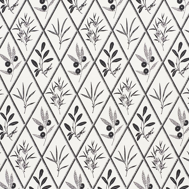 Endimione Carbon 177643 by Schumacher Designer Fabric CHARLAP HYMAN & HERRERO LINEN 55% COTTON 45% BELGIUM WYZENBEEK 15,000 </p><p>Repeat: Horizontal: 13 1/4" (34CM) and Vertical: 25" (64CM) 54.25 - Swanky Fabrics -