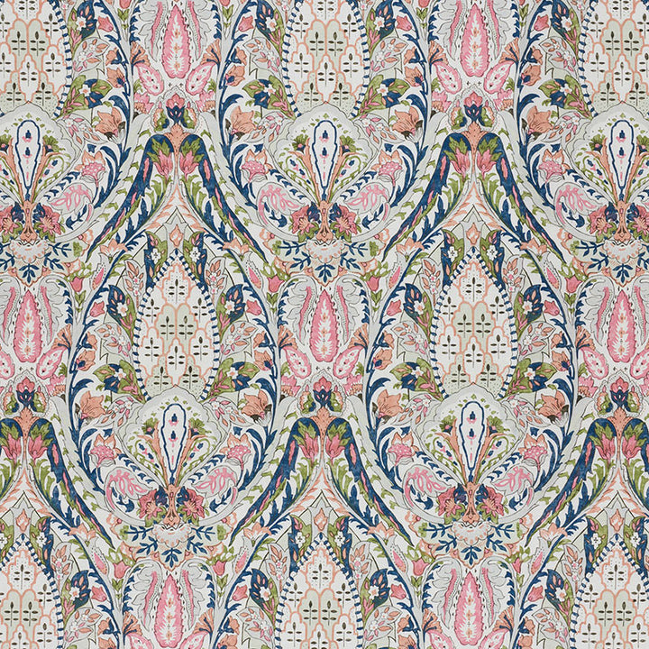 Layla Paisley Multi 177670 by Schumacher Fabric Schumacher Fabric Layla Paisley Multi 177670Fabric LINEN 90% UNITED KINGDOM </p><p>Repeat: H: HORZ. 17 3/4" (45CM) , V: VERT. 34 1/2" (88CM) 53.5 - Fabric Carolina -