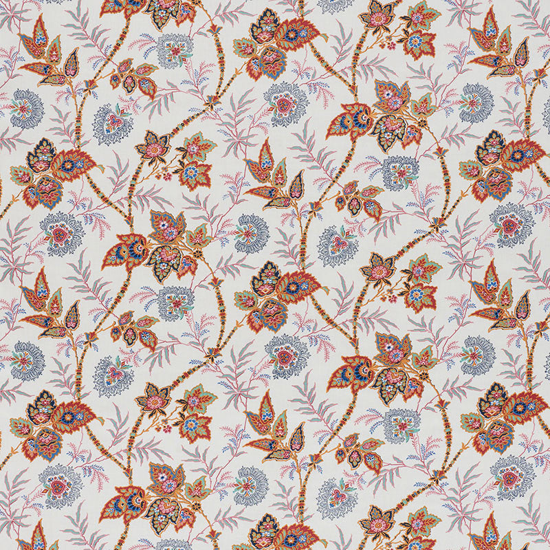 Emperor'S Vine Document 177683 by Schumacher Designer Fabric OTTOMAN CHIC LINEN 100% UNITED KINGDOM MARTINDALE 14,500 </p><p>Repeat: Horizontal: 27 1/2" (70CM) and Vertical: 15 1/4" (39CM) 57.5 - Swanky Fabrics -
