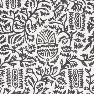Morris Carbon 177772 by Schumacher Designer Fabric