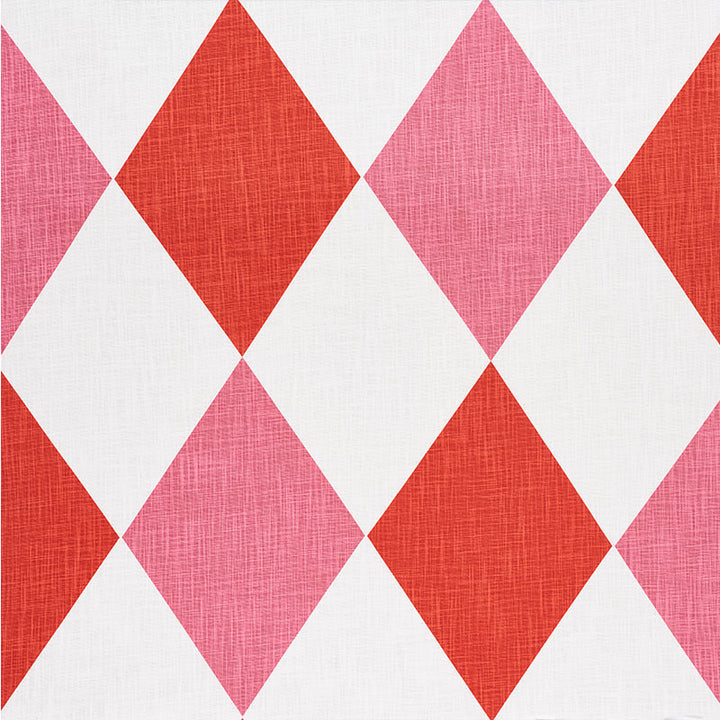 Maximus Red & Pink 177801 by Schumacher Designer Fabric NAUTILUS COTTON 100% ISRAEL WYZENBEEK 15,000 </p><p>Repeat: Horizontal: 26 3/4" (68CM) and Vertical: 40 1/4" (102CM) 53.5 - Swanky Fabrics -