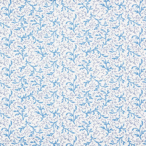 Sprig Afternoon Blue 177832 by Schumacher Designer Fabric