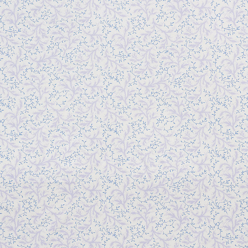 Sprig Wisteria 177833 by Schumacher Designer Fabric Celerie-Kemble 100% Cotton Wyzenbeek 15,000 Horizontal: 27 and Vertical: 12.625 54.25 - Swanky Fabrics -