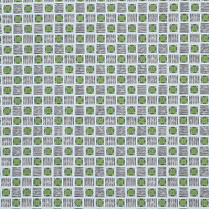 Mottley Grid Sky & Putting Green 177862 by Schumacher Designer Fabric
