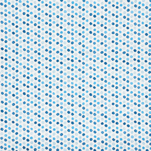 Mini Bursts Blues 177872 by Schumacher Designer Fabric