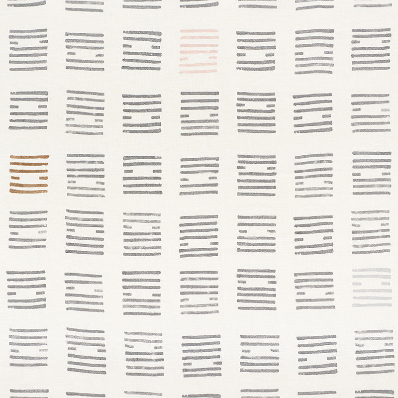 Tiasquam Charcoal 177882 by Schumacher Designer Fabric Caroline-Z-Hurley 100% Linen Martindale 20,000 Horizontal: 50.5 and Vertical: 45.25 51.25 - Swanky Fabrics -