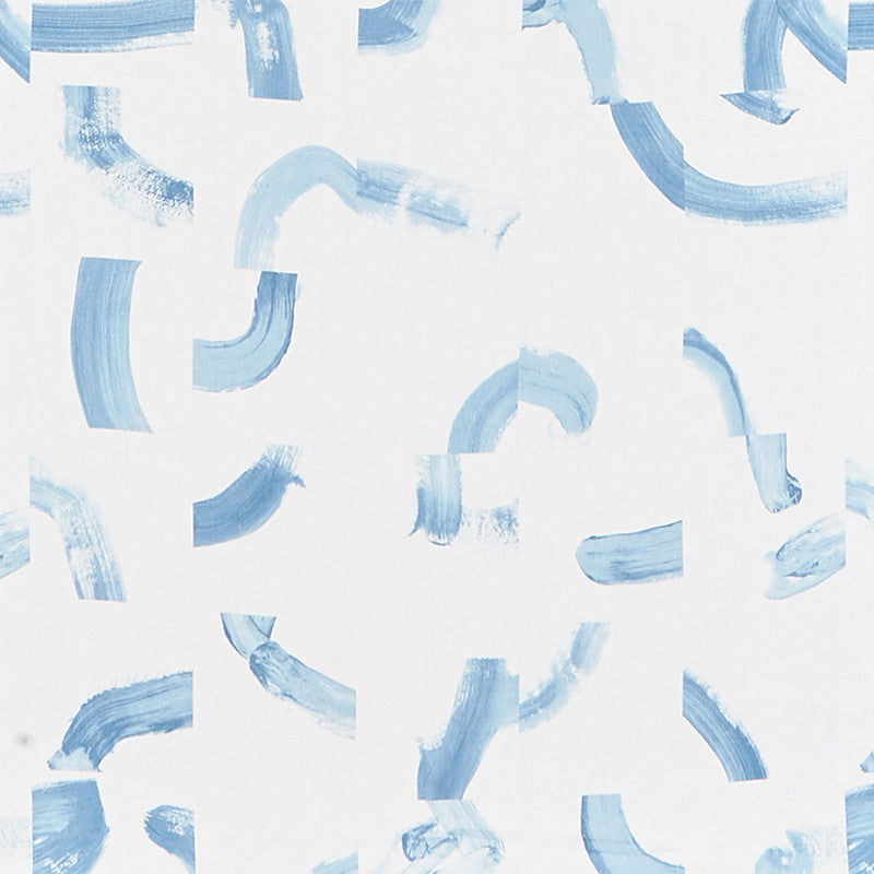Sepiessa Sky 177890 by Schumacher Designer Fabric CAROLINE Z HURLEY See Sample ITALY - </p><p>Repeat: Horizontal: 46" (117CM) and Vertical: 137" (348CM) 54" (137CM) - Swanky Fabrics -