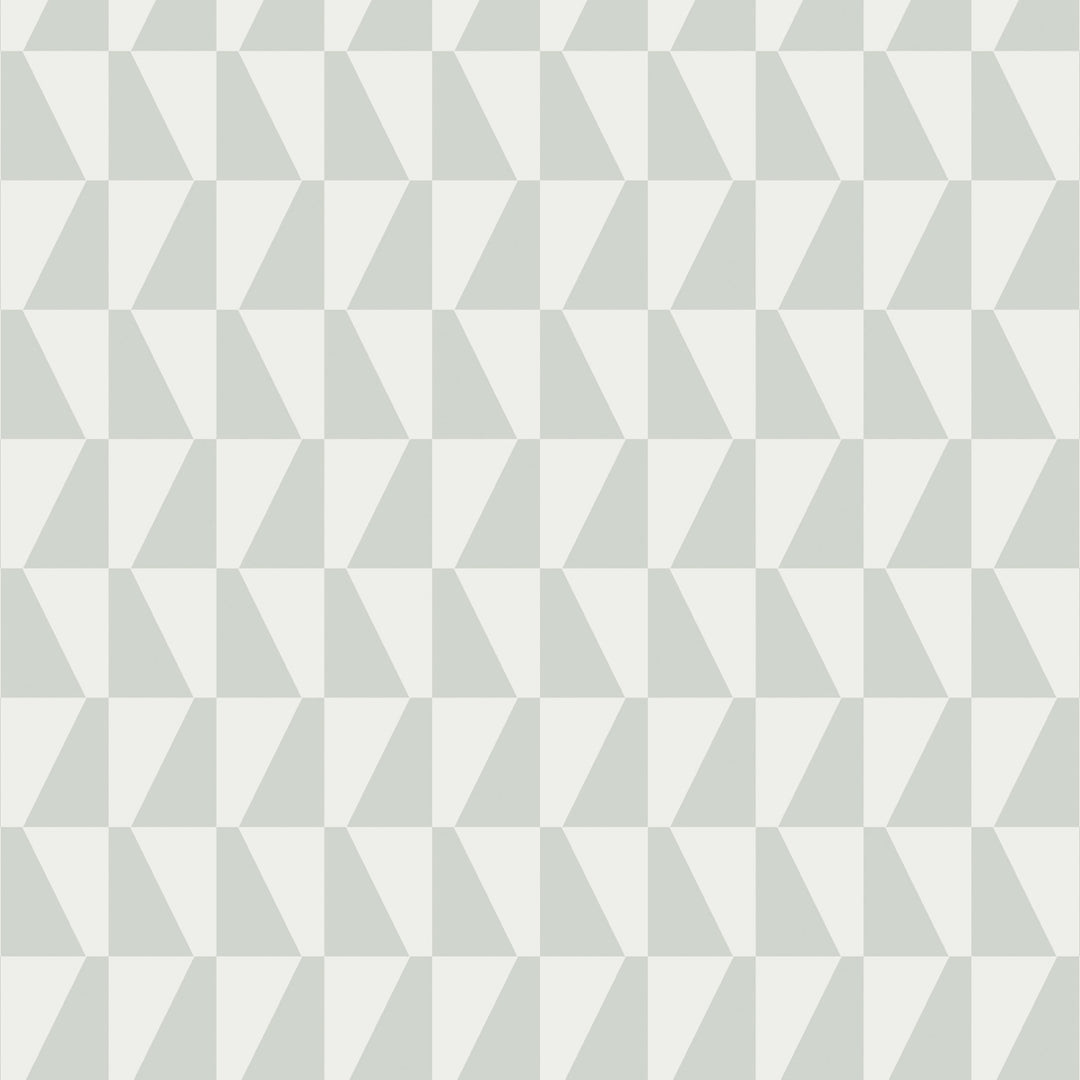 Trapez Sage 1779 by Schumacher Designer Wallcovering