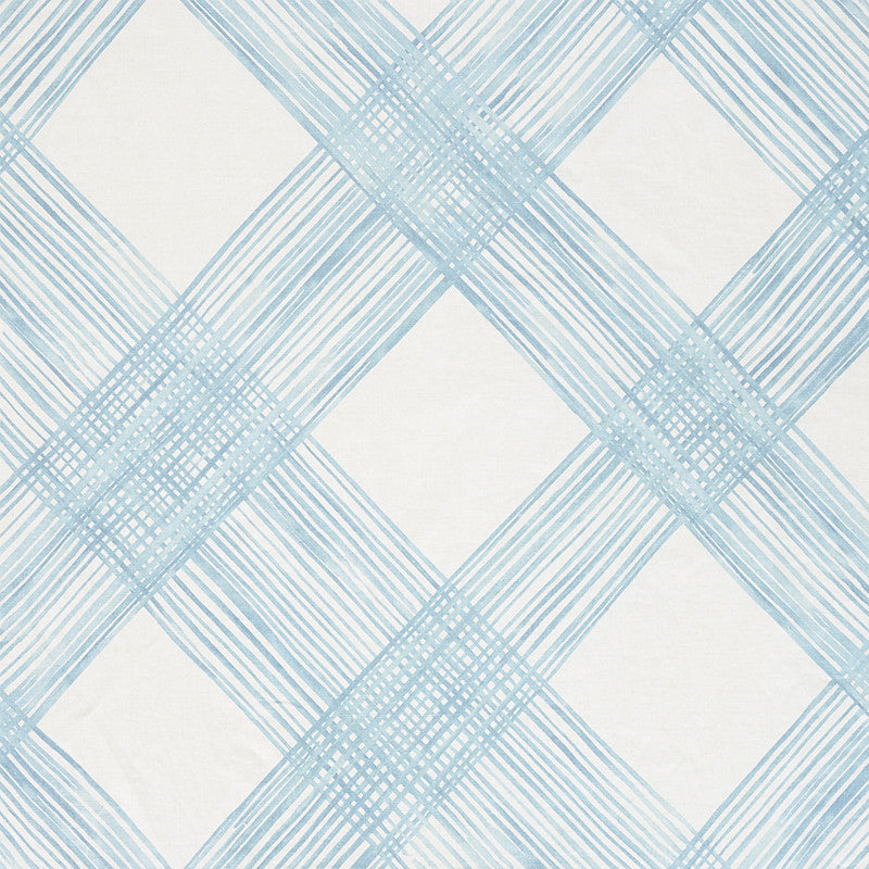Traverse Sky 177951 by Schumacher Designer Fabric PORTER TELEO See Sample ITALY MEDIUM DUTY </p><p>Repeat: Horizontal: 51 1/2" (131CM) and Vertical: 53 3/4" (137CM) 54 1/4" (138CM) - Swanky Fabrics -