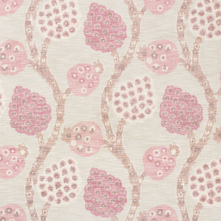 Annabel Warp Print Rose 177990 by Schumacher Fabric Schumacher Fabric Annabel Warp Print Rose 177990Fabric COTTON 100% INDIA </p><p>Repeat: H: HORZ. 26" (66CM) , V: VERT. 27 1/2" (70CM) 53 - Fabric Carolina -