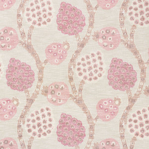 Annabel Warp Print Rose 177990 by Schumacher Designer Fabric