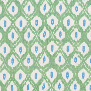 Indio Ikat Green 178070 by Schumacher Designer Fabric