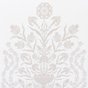 Iznik Sheer Natural 178091 by Schumacher Designer Fabric