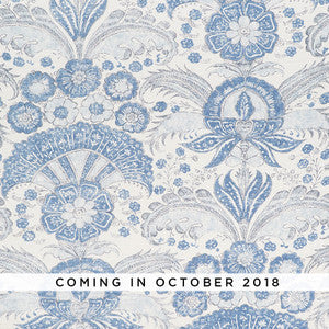 Calicut Delft 178100 by Schumacher Designer Fabric