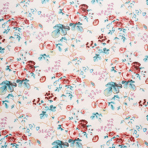 Salisbury Chintz Rose 178152 by Schumacher Designer Fabric