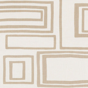 Large Open Boxes Natural 178221 by Schumacher Designer Fabric