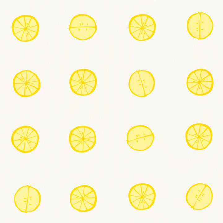 Lemonade Lemon 178260 by Schumacher Designer Fabric Vera-Neumann 100% Cotton - Horizontal: 27 and Vertical: 26.25 54 - Swanky Fabrics -