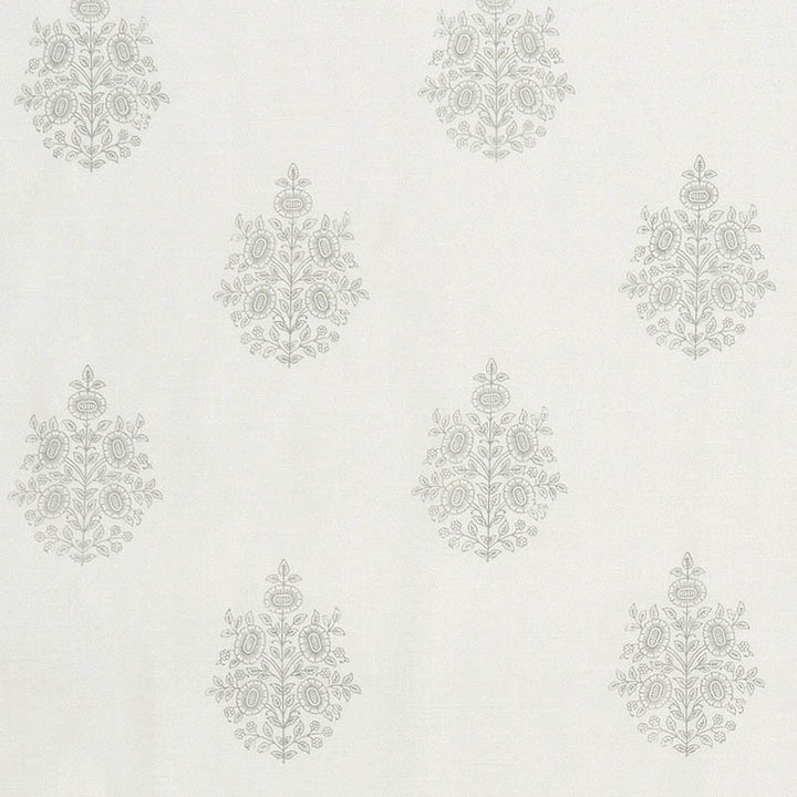 Asara Flower Sheer Grey 178370 by Schumacher Designer Fabric PATTERNED SHEERS & CASEMENTS See Sample ITALY - </p><p>Repeat: Horizontal: 13 3/8" (34CM) and Vertical: 13 1/8" (33CM) 122" (310CM) - Swanky Fabrics -