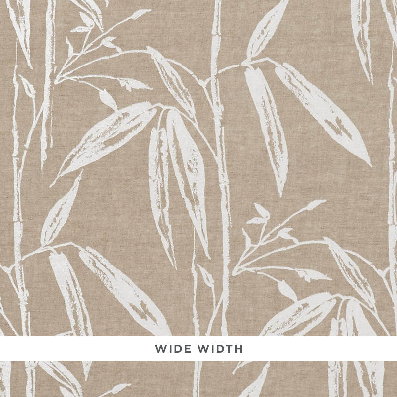 Bamboo Garden Natural 178380 by Schumacher Designer Fabric PATTERNED SHEERS & CASEMENTS LINEN 100% ITALY </p><p>Repeat: Horizontal: 27" (69CM) and Vertical: 27 1/2" (70CM) 103.5 - Swanky Fabrics -