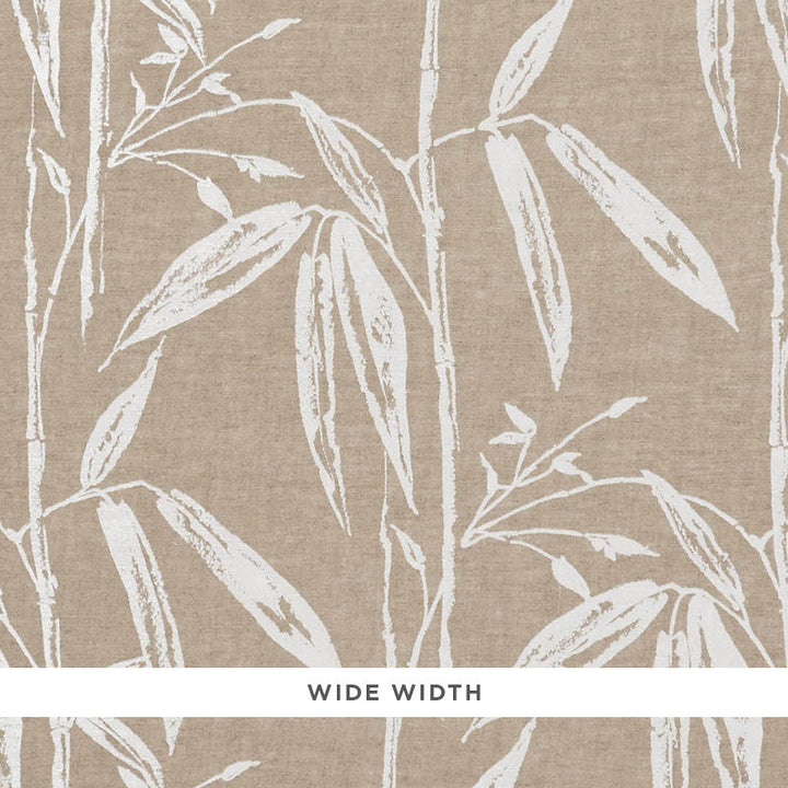 Bamboo Garden Natural 178380 by Schumacher Designer Fabric PATTERNED SHEERS & CASEMENTS LINEN 100% ITALY </p><p>Repeat: Horizontal: 27" (69CM) and Vertical: 27 1/2" (70CM) 103.5 - Swanky Fabrics -